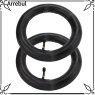 ARREBUL 2 Pcs Inner Tube, Butyl Rubber Angled Valve Electric Scooter Inner Tube, Durable Black Repla