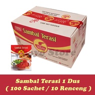 Finna Sambal Paste Uleg Sachet 10 Packs (1 Box / 100 Sachets) Sambal Uleg Bawang Finna Food
