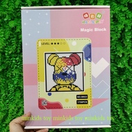 Tranh Lego Lắp Ráp Mô Hình Đồ Chơi Các Nhân Vật Luffy One-piece Naruto gấᴜ Bearbrick