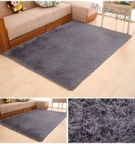 shu15iue8n Soft Foam Shaggy Rug Non Slip Bedroom Memory Mat Batn Bathroom Shower Carpet Colors:Gray 