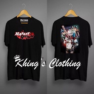 HARLEY QUINN FRONT AND BACK SHIRTS FOR MEN AND WOMEN T Shirt Design Template Lelaki Plus Size