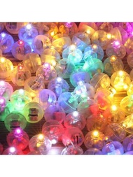 50入組氣球燈,迷你球燈長待機防水,生日派對聖誕萬聖節室內外裝飾（混合顏色）