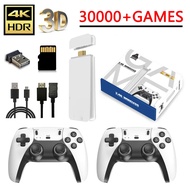 [Brand-New]M15 4K Pro Game Stick 64G 30000  Video Game Console 2.4G Double Wireless Controller 4K R 
