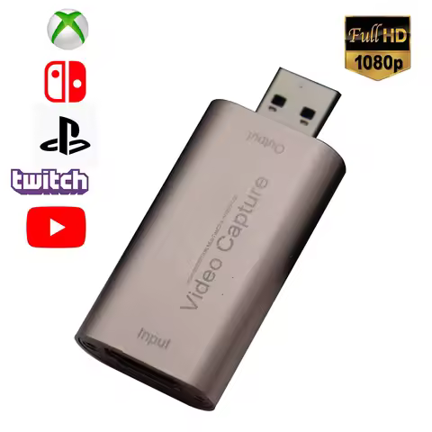 4K HDMI Video Capture Card USB 3.0 USB2.0 Grabber Recorder for PS4 Game DVD Camcorder Camera Recordi