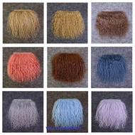 WELLNESSSPOT BJD Hair Row, Bjd Dolls Hair Raw Synthesis BJD Hair Wefts, Curly Hair Extensions Fake H