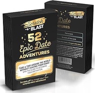 SCRATCH-A-BLAST Date Night Ideas: 52 Valentines Day Gift Scratch-Off Cards Perfect Couples Gift Ideas for Her or Him Anniversary Christmas Ideal Gift for Boyfriend Girlfriend Husband Wife
