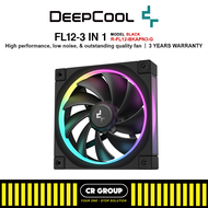 DEEPCOOL FL12 / FL12R - 3 IN 1 Cooling Fans - Black/White (3Yrs DEEPCOOL Warranty)