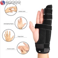 MYROE Finger Brace, Immediate Relie Protector Metacarpal Splint Brace, Fracture Splint Fixed Support Adjustable Splint Finger Breaks