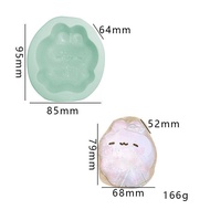 Pinch Mould Bunny Puppy Chicken Nuggets DIY Handmade Mould Cartoon Pinch Animal Silicone Mould High-