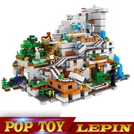 LEPIN 18032   Blocks Bricks mechanism 3043pcs The Mountain Cave My worlds Compatible with21137 Chris