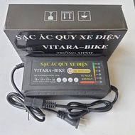 Bộ sạc bình ắc quy tự ngắt 12v 24v sạc bình ắc quy xe máy ô tô từ 4ah - 200ah hàng chính hãng