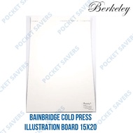 ♞,♘BAINBRIDGE Cold Press Illustration Board (15 x 20 / 10 x 15 inches) Berkeley
