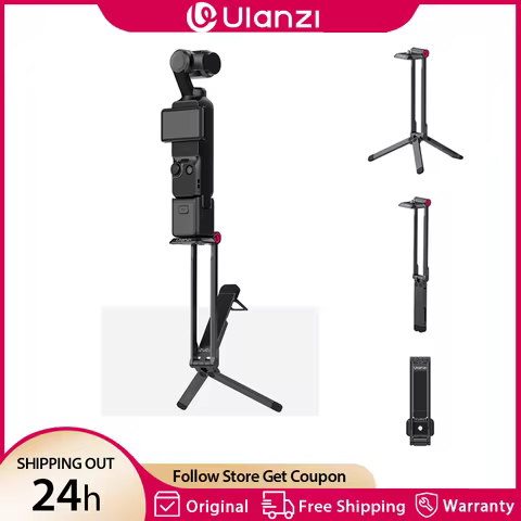 Ulanzi MA66 Magnetic Quick Release Tripod for DJI Pocket 3 with Arca-Swiss Uka Hook Action Camera Ho