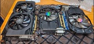 XFX RX470 4GB 1張, Gigabyte GTX 750 2張