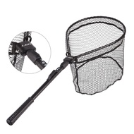 81x44cm Portable Foldable Net Aluminum Alloy Fast Folding Fly Fishing Hand Net Nylon Lightweight Lan
