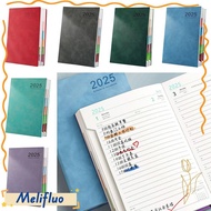 MELIFLUO 2025 Planner Notebook, PU Thickened Planner Notebook, Monthly/Weekly/Daily Planner Time Man