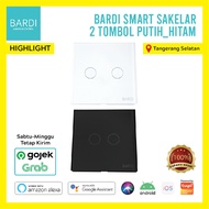 BARDI Smart Wall Switch Touch EU2 Gang WiFi Smart Light Switch