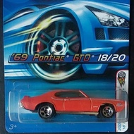 Diecast Hot Wheels 69 Pontiac GTO (first edition)