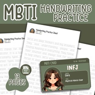 (PDF) handwriting practice book latihan tulisan cantik (mbti - infj)