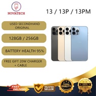 | NOVA |  USED 13PM / 13 PRO / 13P / 13 |  BH 100% | 256GB / 128GB | Secondhand Original Condition