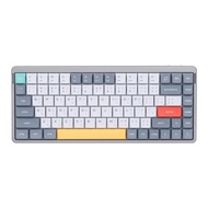 NUPHY WIRELESS KEYBOARD (คีย์บอร์ดไร้สาย) AIR75 V2 QMK/VIA RGB EN/TH - LUNAR GRAY (A75G-H1-TH) RED S
