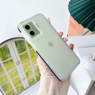 適用於摩托羅拉手機殼新款MOTOEDGE50FUION萬彩高級感軟殼EDGE40NEO個性保護套-黑色 Moto G34