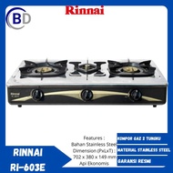 Rinnai RI-603E Gas Stove 3 Burner Gas Stove