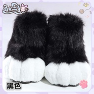 Mặt Dây Chuyền Thủ Công Dễ Thương Furry Fursuit Chân Thú Ngoài Trời Giày Cosplay Phụ Kiện Hoạt Hình