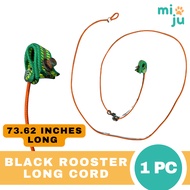 Black Rooster Long Chicken Rope / Tie / Cord (73.62 Inches) May Vary in Color - For Chickens Gamefow