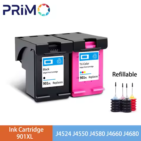 Refillable Ink Cartridge 901XL for HP 901 XL for HP901 Officejet 4500 J4500 J4524 J4535 J4540 J4550 