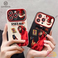 Compatible For IPhone 15 Pro Max IPhone 11 IPhone 14 Pro Max IPhone 13 Pro Max IPhone 12 Pro Max IPhone 7 Plus IPhone 8 Plus Marvel Cartoon Spider Man Shockproof TPU Phone Case