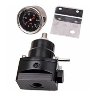 [HOT SALE] Adjustable Fuel Pressure Regulator Kit 0-100psi with Gauge 6AN Fuel Line Fitting
