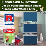 Nippon Paint EasyWash Interior collection 5 Liter Neptune 1562D / Sports Blue 2103A / Ultra Blue 154