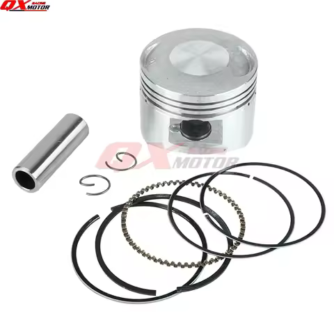 LF 125 Motorcycle 52.4mm Piston 14mm Pin Piston Ring Set For Lifan 125cc 1P52FMI Horizontal Engine D