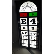 Snellen Chart Digital + Remote Alat Baca Tes Mata Elektrik / Bagan