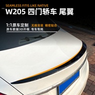 Suitable for Mercedes-Benz C-Class W205 C180 C200 C260 2015+Rear Spoiler Exterior Modification Acces