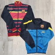 PROMO 12 SPORT - Jaket Bola Pemanasan Tim Sepak Bola BAR Logo Bordir Bahan Wool Sablon Karet Premium