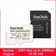 SanDisk  Micro sd card PRO 32GB  64GB  128GB  256GB  Micro SDXC  (100M 40M / U3 4K V30)  For   Monitor Driving recorder Flat LCD TV Mobile phone Computer Drone Camera Music player