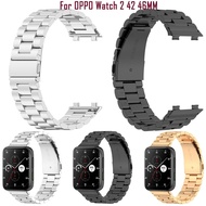 [HOT JUXXKWIHGWH 514] Milanese สายสแตนเลสสำหรับ OPPO Watch 2 42มิลลิเมตร46มิลลิเมตรสร้อยข้อมือ Milanese ห่วงสายสำหรับ Oppo Watch 41 46มิลลิเมตรสายรัดข้อมือใหม่