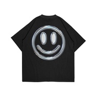 WRLDSTUDIOS_ T-Shirt FAKE SMILE Black 20s