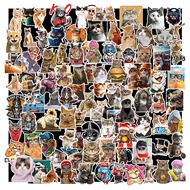 100 Macbook Decorative Stickers | Phone | TV TV TV TV | Laptop | Fridge - Cute Cat Shape
