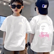 【220G 100%Cotton】 NELLY Cool Kids T Shirt For Boys 3yrs-14yrs Baju Budak Lelaki Full Cotton Super Fa