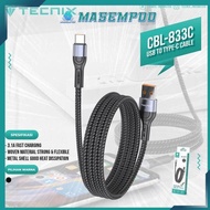 HP Tecnix CBL833 C Fast Charging 3.1A Type C Data Cable Safe and Stable for Androidhp Type C Cable F