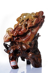 壽山石芙蓉凍馬到成功  老撾石 老沃石/開運/招財/