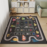[in stock] Car parking area rug, children's room reading area, bedroom crawling mat, living room ear