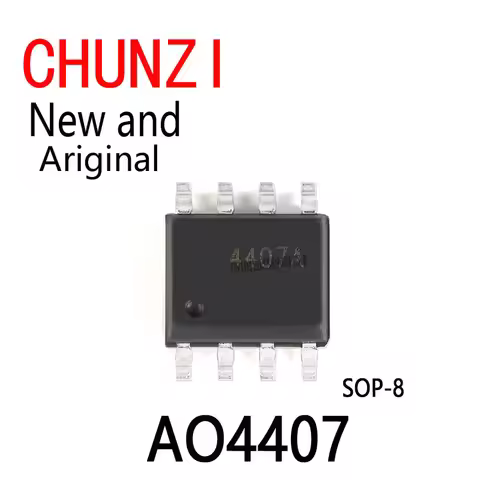 10Pcs New and Original 4407 AO4407A 4407A MOSFET SOP-8 AO4407