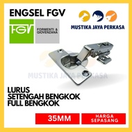 FGV HTech Slow Motion Spoon Hinge Soft Close Hydraulic Kitchen Set Drawer Cupboard