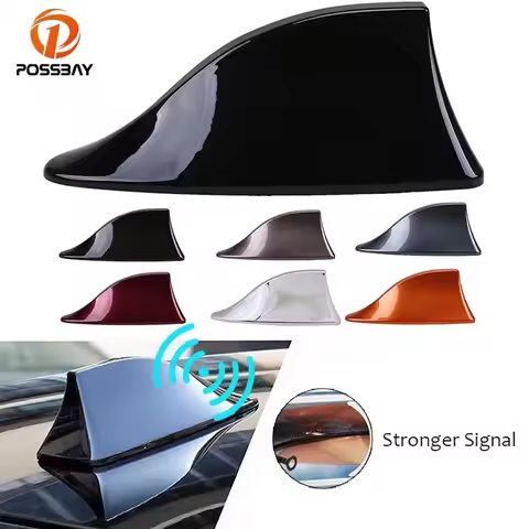 Car Shark Fin Antenna Auto Radio AM/FM Signal Aerials Decoration for Seat Ibiza 6J 6L Mini Cooper BM