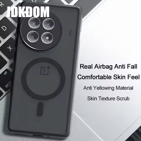 JDKDOM Magnetic Wireless Charging Case For One Plus 13R 13S 13T 13 12R 12 Nord 4 Shockproof Cover Fo