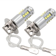 2Pcs 80W Eid H3 LED Lights for H3 Car Fog Lamps Anti-Fog Headlights for Cars